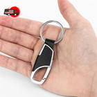 Leather Keychain Metal Waist Key Ring Creative Fashion Gift For Men   Women