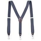 35mm Men s Braces 3-clip Hook Buckle Suspenders Jeans Casual Hook Adjustable