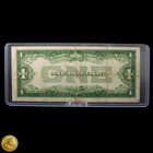 1928 A  1 U s  Silver Certificate Banknote Blue Seal  funnyback  Circ  -e1766
