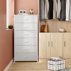 Dresser For Bedroom With 6 Drawers  Tall Chest Of Drawers  White Dressers Bed   