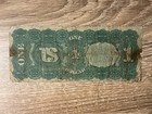 Fr 18 1869  1 Legal Tender Rainbow Note Low Grade