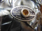 Vintage Slingerland 14  X 10  Rack Tom Drum   Black Diamond Pearl   Niles Badge