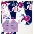 Japan Kimono Yukata 3piece Set Women s New Authentic Summer Robe2