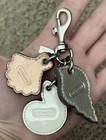 Coach Resort Leather Shell Pave Bag Charm Keychain Rare Htf