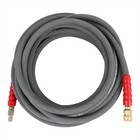 3 8  X 50ft 6000psi Hot Water Pressure Washer Hose Non-marking 2-braid R2 Gray