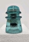 Antique Hemingray No  16 Green Glass Insulator  Made In Usa - Great Paper Weight