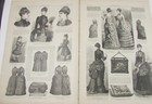 Harpers Bazar March 1 1884 No  9 Sewing Pattern  With Original Magazine