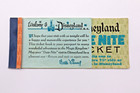 Disneyland Date Nite Vintage 1966 Admit One Ticket Book Disney Stars And Castles