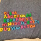 46 Vintage F-p Alphabet Fridge Magnets Numbers Letters Random Lot