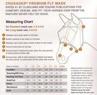 Cashel Crusader Horse Fly Mask Uv Protection Blue Benefit Wounded Warriors