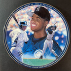  98 Vtg Ken Griffey Jr  Collector Plate Ltd W coa  1998 Al Home Run Leader  Mlb 