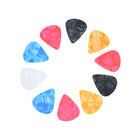 10pcs Acoustic Bulk Guitar Pick Picks Plectrum Celluloid Electric Smooth