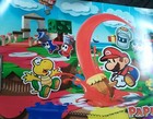 Nintendo Paper Mario Color Splash Poster Wii U Promo Nm X