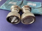 Vintage Pair Of Cartier Sterling Silver Salt And Pepper Shakers  Made In Italy