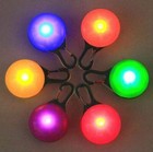 Pet Cat Puppy Dog Led Flashing Collar Tag Clip Buckle Night Light Safety Pendant