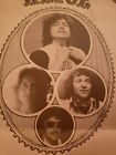 Authentic 1975 Bob Dylan Concert Poster  Rolling Thunder  Nov 26 Augusta Maine 