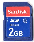   same Day Shipping   Sandisk 2gb Sd Class 2 Camera Memory Card