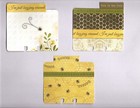 Bumble  4  6 Tabbed  Memorydex rolodex Cards Double-sided Handmade