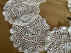 Vintage Lot 8 Silk Maltese Lace Handmade Bobbin Lace Doilies 7   