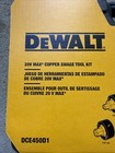 Dewalt Dce450d1 20v Max Copper Swage Tool Kit Brand New Battery charger Included