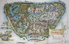 1964 Disneyland Pictorial Map Souvenir Guide Walt Disney Productions