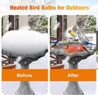 Bird Bath Heater For Outdoors In Winter  Pond Deicer 60 Watts Birdbath Deicer x