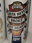 Lot Of Two 2024 Luke Combs Limited Edition Miller Lite Beer  empty  16 Oz Cans 