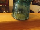 Hemingray Glass Insulator   16  Blue Green Aqua Color-pre-owned