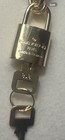 Authentic Louis Vuitton Lock   Key With Unbranded Gold Plated Chain Necklace