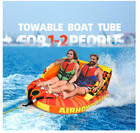 Towable Tube 1-4 Person Boat Inflatable Sofa Tube Heavy Duty Nylon Cover