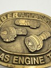 Vintage Ryder Airline Services Dallas Engine Team Belt Buckle Brass Cd Hit Usa
