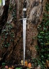 Hand Forged Medieval Knight Longsword  Full Tang High Carbon Steel Blade 