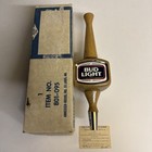 80   s Bud Light Pub Style Bar Draft Beer Tap Wood Handle 12  Man Cave - New