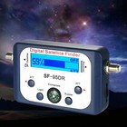 Digital Satellite Signal Meter Finder W Compass  Buzzer Fta Dish Network Bell Hd