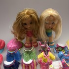 Vintage Fisher Price Snap N Style Dolls Lot 2 Dolls Shoes Brushes Tops Bottoms