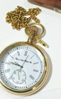 Premium Vintage Brass Pocket Watch     2  Classic Elgin-style Collectible