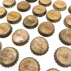 25 Vintage 1940s Coca-cola Bottle Caps With Cork Lined Backs