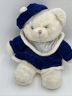 2002 Dan Dee Collector s Choice 20  White And Blue Snowflake Christmas L Teddy