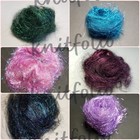 Angelina Sparkly Glitter Fiber For Spinning   Crafts  Choose From 47 Colors