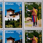 Bhutan Mnh - Architecture Margin 18 Stamps 9 Full Sets Sc  180 00