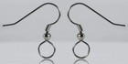   Stainless Steel Ear Wires   French Hooks With Ball   Coil  large 7mm End Loop