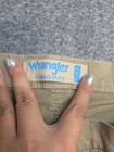 Wrangler Five Star Premium Flex Straight Fit Khaki Pants 42 X 30