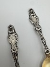 Two Whiting Lily Sterling Silver Demitasse Spoons