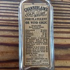 Antique Chamberlain   s Colic Relief Patent Quack Medicine Bottle Contents Label