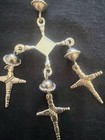 Vintage Taxco Yalalag Cross Pendant Necklace