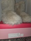 Women s Fur Snow Winter Warm Plush Boots Mid Calf Boots Furry Cute Girl Shoes