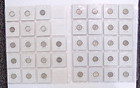 37 Usa Dimes 10 Cent Coins 1842-1945 Lot  Liberty  3   Barber  11   Mercury  23 