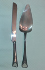 Promises Heart Lenox 2-pc Wedding Set Cake Knife Server Silverplate