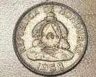 1958 Honduras 20 Centavos Silver