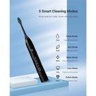 Fairywill Ultrasonic Sonic Electric Toothbrushes 5 Modes Smart Timer W  5 Heads